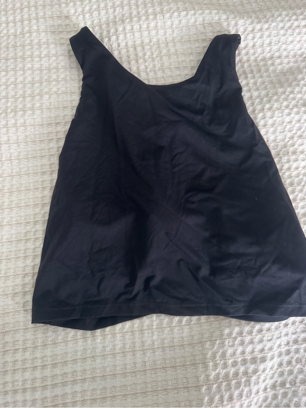 Athleta Black Women's Tank Top - Casual Scoop Neck